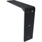 Ekena Millwork Countertop Support Steel Heavy Duty Bracket w/ Gusset, Powder Coated Black 2 1/2"W x 10"D x 8"H BKTM02X10X08CGPBL - alternate 2